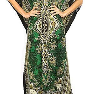 Abaya sukienka  z zielenia, wzory M/L (A065)