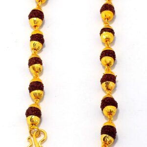 Rudraksha złoto brazowa   B140