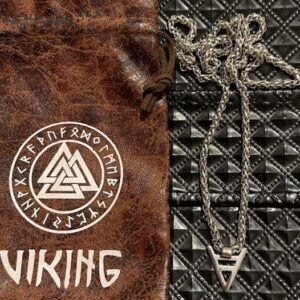 Viking naszyjnik srebrny z zawieszka  B150