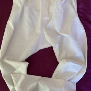 Spodnie meskie biale waskie (435) (+)