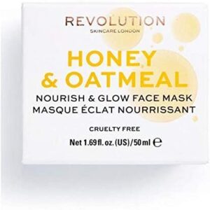 Honey&Oatmeal nourish&glow face mask 50 ml S136