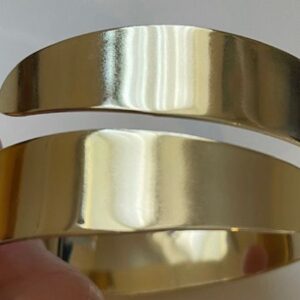 Bransoletka na rękę złota metalowa  B041