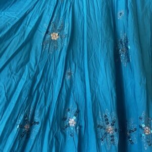 Spódnica bawełna niebieska