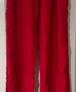 Spodnie czerwone proste    (X343)